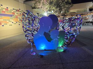 V2 of the Message sculpture at the Palo Alto JCC annual funding raising event