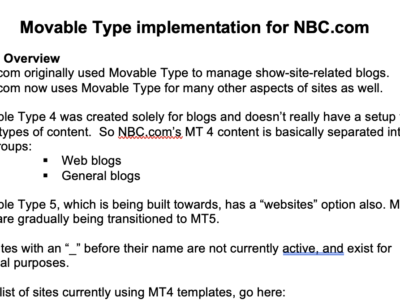 Games with Documentation – NBC