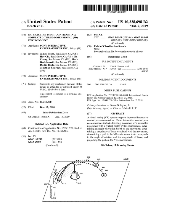 UI interface patent for 3D viewing – draft